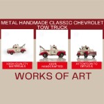 AR008 Metal Handmade Classic Chevrolet Tow Truck 